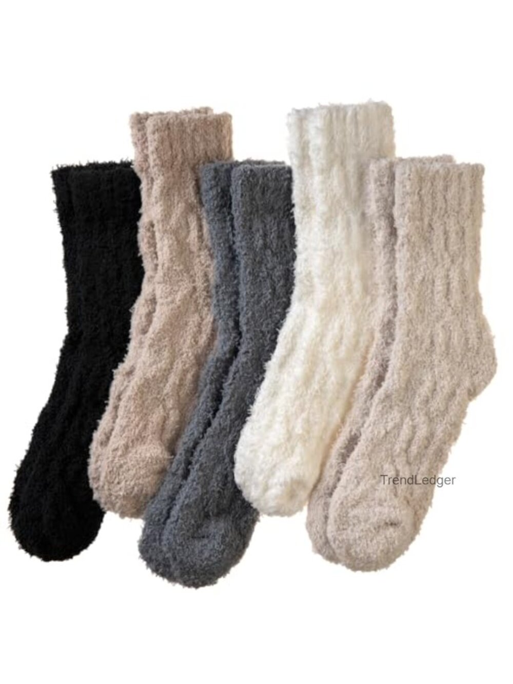 Fuzzy Slipper Socks Plush Cozy Warm Winter Home Sleep Socks